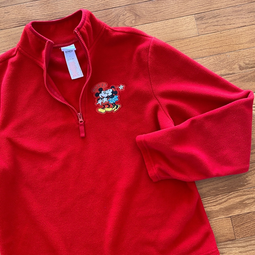 Disney fleece quarter zip